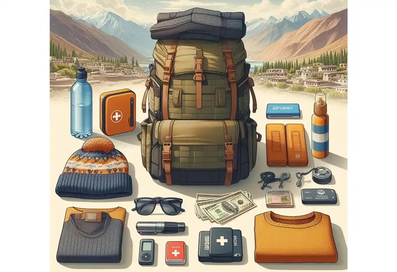 Saser pass, things to carry