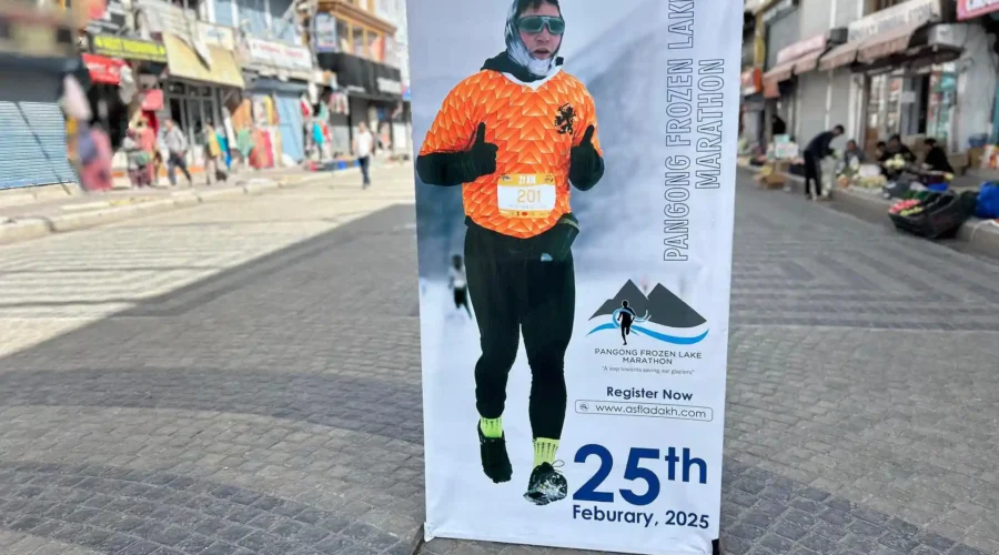 Pangong Frozen Lake Marathon 2025